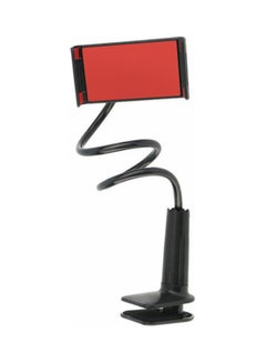 Buy Gooseneck Phone Stand Holder With Adjustable Mount Black in UAE