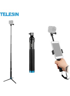 اشتري Extendable Selfie Stick  For Smartphones 27x4.4x9.3سم أسود في السعودية