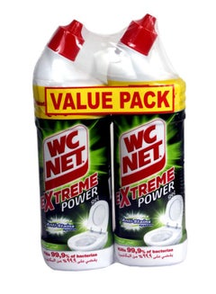 Buy Toilet Cleaner Extreme Power Original 750ml 1 + 1 Free in UAE