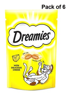 اشتري Cheese Cat Treats Pouch 60g Pack of 6 في الامارات