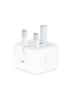 Buy 20W USB-C Power Adapter White in Saudi Arabia