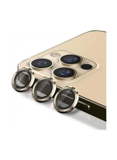 Buy Camera Lens Protector Glass For iPhone 12 Pro/Pro Max Gold in Saudi Arabia