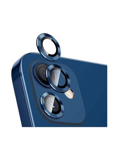 اشتري لاصقة حماية لعدسة الكاميرا من الزجاج لهاتف آيفون 12 أزرق في السعودية