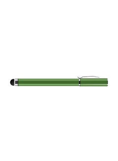 Buy 2 In 1 Ball Point Capacitive Screen Stylus Touch Pen With Cover Green in Saudi Arabia