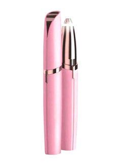 Buy Eyebrow Hair Remover Trimmer Pink/Silver in UAE