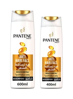 Buy Anti-Hair Fall Shampoo 600+400ml Pack of 2 in UAE