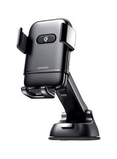اشتري Wireless Car Holder QC 3.0 15W Qi Fast Charging Car Charger Phone Holder Mount, Cell Phone Holder for iPhone في السعودية