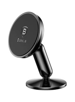 Buy 360-Degree Rotary Phone Holder Strong Magnetic Dashboard Car Mount for iPhone, Samsung, Huawei Other Smartphones with The Flat Back Black in Saudi Arabia