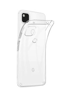Buy Protective Soft TPU Case Cover For Google Pixel 4a 4G (5.81 inch) Clear in Saudi Arabia