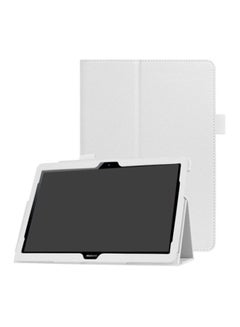 Buy Flip Cover Case For Huawei Media Pad T3 10 /Honor White in Saudi Arabia