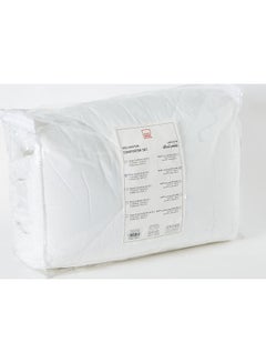 Buy 2-Piece Wellington Comforter Set cotton White Twin in UAE
