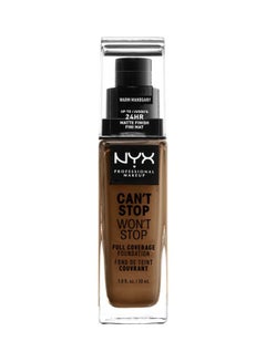 Buy Can't Stop Won't Stop Full Coverage Foundation Warm Mahogany Warm Mahogany in Saudi Arabia