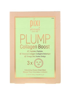 Buy 3-Piece Collagen Boost Volumizing Infusion Sheet Mask 23grams in Saudi Arabia