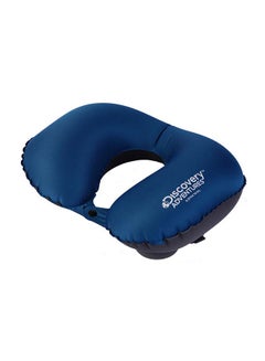 Buy Portable Inflatable Head And Neck Travel Pillow 38x7x25cm in Saudi Arabia