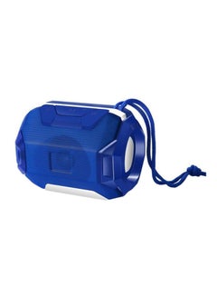 Buy Portable Bluetooth Speaker With LED Light LU-VQ9-20 Blue in UAE