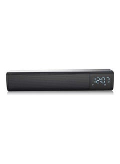 Buy Bluetooth Wireless Speaker With FM Radio And Clock LU-VQ9-75 Black in Saudi Arabia