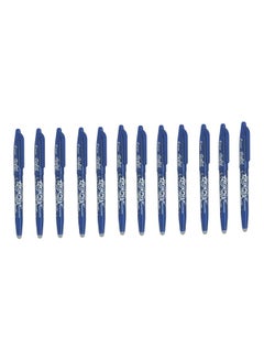 Buy 12-Piece Frixion Erasable Pen Set Blue in UAE