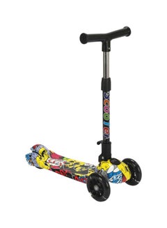 Buy 3 Wheel Kids Micro Mini Kick Scooter Adjustable Scooters For Toddlers 3-12 Years Old 60x75x15cm in Saudi Arabia