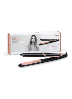 Buy Professional Hair Straightener Super Smooth 235 Celsius - ionic Black-Pink 36.8cm in UAE