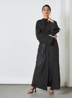 Buy Embellished Pattern Abaya Black in Egypt