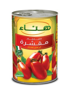 Buy Hanaa Whole Peeled Natural Tomatoes Juice Tomato 400grams in Saudi Arabia