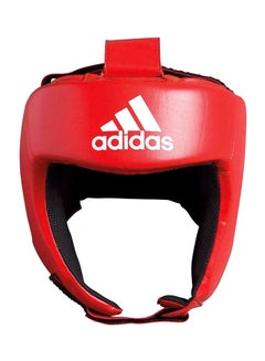 Buy Aiba Boxing Head Guard Red/White/Black L in UAE