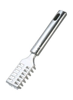 Buy Stainless Steel Fish Scale Remover Scraper Silver in UAE