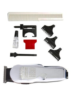 Buy Professional 5 Star Hero Corded T Blade Trimmer Kit White/Black/Red in UAE