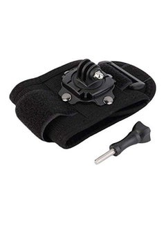 Buy 360 Degree Rotation Glove Hand Strap Holder For GoPro 32cm Black/Silver in UAE