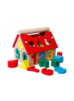Buy Boasts Unique Figure Educational Development And Learning Wooden Toys For Kids 13.5x11.5x11cm in Saudi Arabia