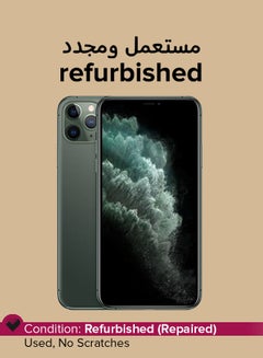 Buy Refurbished - iPhone 11 Pro Max With FaceTime Green 64GB 4G LTE in UAE