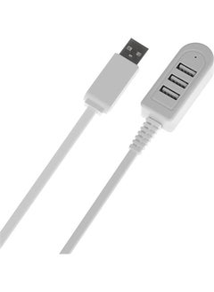 Buy 3-Port Multi-Functional USB Splitter White in UAE