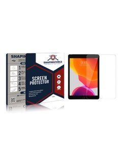 Buy Tempered Glass Screen Protector For iPad 7/8 10.2 Clear in UAE