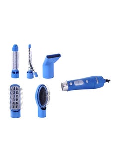 Buy 6-In-1 Hair Styler Blue 34.81 cmx 27.21 cmx 7.4cm in Saudi Arabia