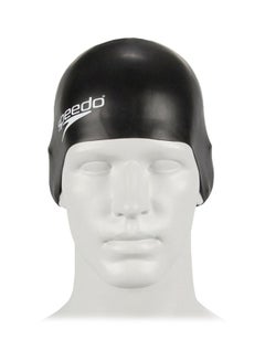 Buy Hydrodynamic Swimming Cap - Black in UAE