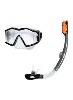 Buy 2-Piece Swimming Diving Mask And Snorkel Set in UAE