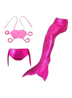 Buy 3-Piece Mermaid Swimsuit Set in UAE