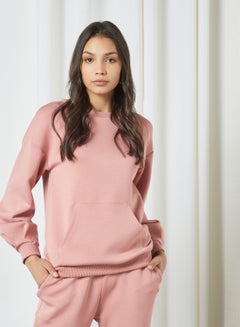 Buy Plain Sweatshirt Pink in UAE
