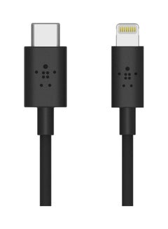 Buy USB-C to Lightning Cable (iPhone Fast Charging Cable for iPhone 14, 13, 12 or earlier) Boost Charge MFi-Certified iPhone USB-C Cable 1m Black in Saudi Arabia