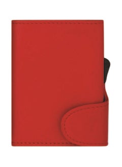 Buy Genuine Leather RFID Protection Card Holder Rosso in Egypt