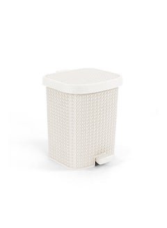 Buy Medium Palm Trash bin White Mcm in Egypt