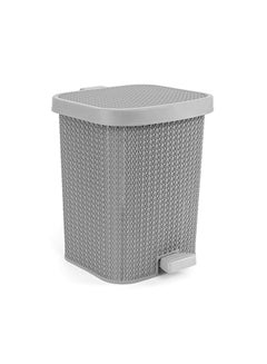 Buy Large Palm Trash bin Grey Lcm in Egypt