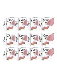 Buy 12-Piece Beauty Cream Pink Rosa Bar Soap Set 12x135g in UAE