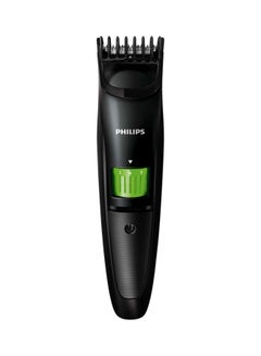 Buy Series 3000 Beard And Stubble Trimmer With USB Charging Black/Green in Saudi Arabia