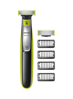 Buy OneBlade Hybrid Trimmer And Shaver Green/Black/Silver in UAE