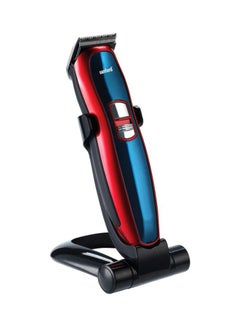 Buy Rechargeable Hair Trimmer Blue/Red/Black in UAE