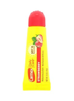 Buy Strawberry Moisturizing Lip Balm SPF 15 Yellow in UAE