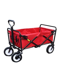 Buy Multi-Function Foldable Outdoor Wagon With Removable Canopy in UAE