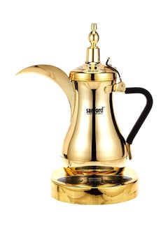 Buy Arabic Coffee Maker Gold/Black 31.4x24x18.2cm in UAE