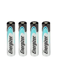 Buy 4-Piece Max Plus AA Alkaline Batteries Grey/Black in Saudi Arabia